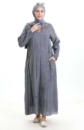 فستان شيلي كلوث الأصلي 8595-06 رمادي 8595-06