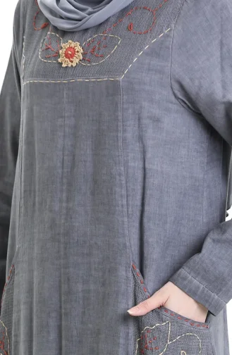 فستان شيلي كلوث الأصلي 8595-06 رمادي 8595-06