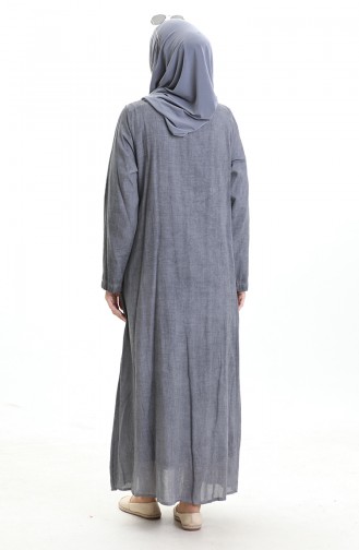 Robe Hijab Gris 8595-06