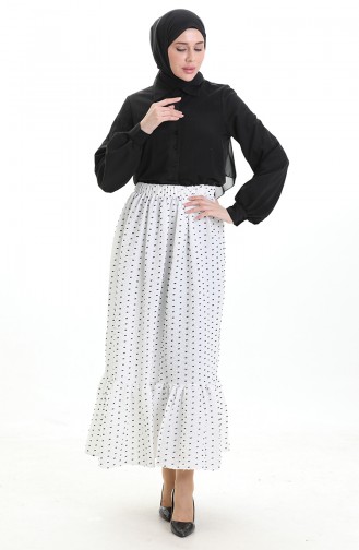 Jupe Blanc 2106-01