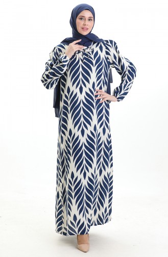 فستان أزرق كحلي 994585I-04