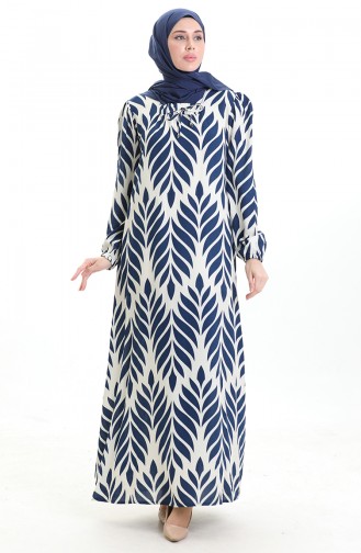 فستان أزرق كحلي 994585I-04