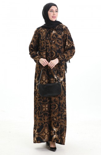 فستان بُني 994585J-01