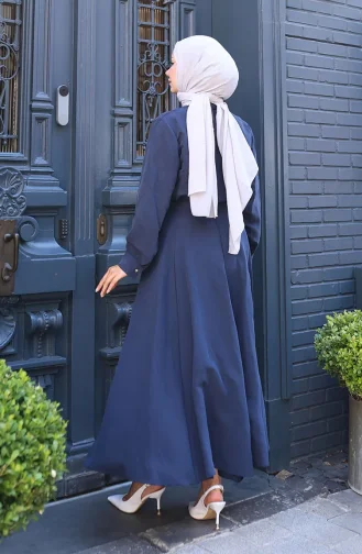 Ensemble Deux Pièces Chemise Et Jupe 11310-05 Bleu Marine 11310-05