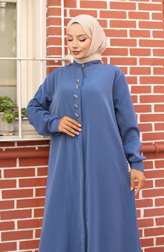 Aerobin Kumaş Tunik Pantolon İkili Takım 2103-01 İndigo