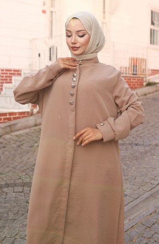 Aerobin Kumaş Tunik Pantolon İkili Takım 2103-03 Vizon