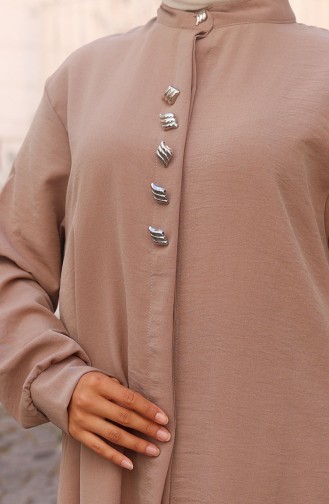 Aerobin Kumaş Tunik Pantolon İkili Takım 2103-03 Vizon