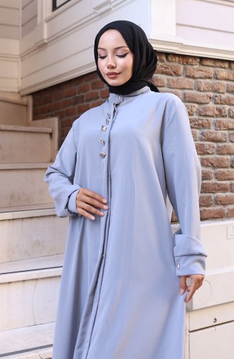 Aerobin Kumaş Tunik Pantolon İkili Takım 2103-04 Gri