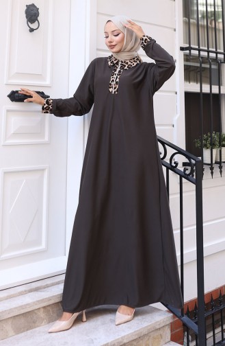 Anthracite Hijab Dress 0119-02
