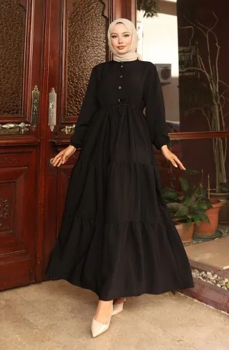 Robe Hijab Noir 2101-02