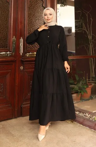 Robe Hijab Noir 2101-02