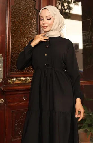 Robe Hijab Noir 2101-02