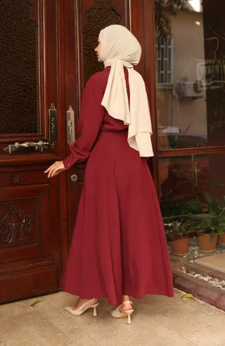 Ensemble Deux Pièces Chemise Et Jupe 11310-02 Bordeaux 11310-02