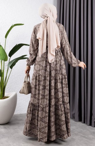 فستان بُني 7109-04