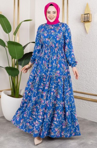 Robe Hijab Indigo 7122-04