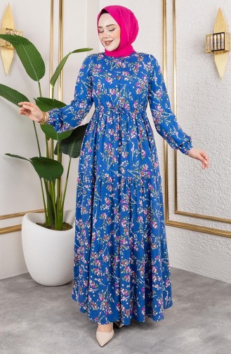 Robe Hijab Indigo 7122-04