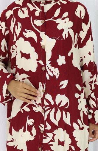 Robe Hijab Bordeaux 0121-01