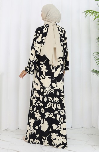 Black Hijab Dress 0121-02