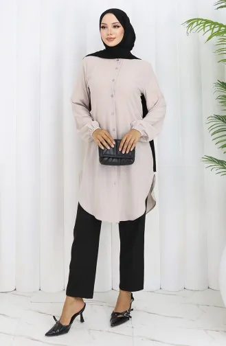 تونيك بأزرار 3118-01 بيج 3118-01