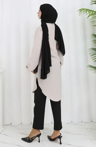 تونيك بأزرار 3118-01 بيج 3118-01
