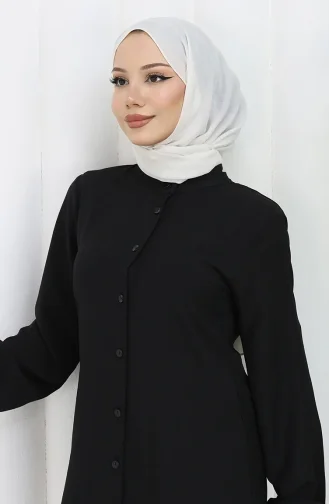 Tunique Boutonnée 3118-04 Noir 3118-04