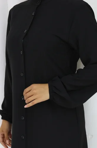 Tunique Boutonnée 3118-04 Noir 3118-04