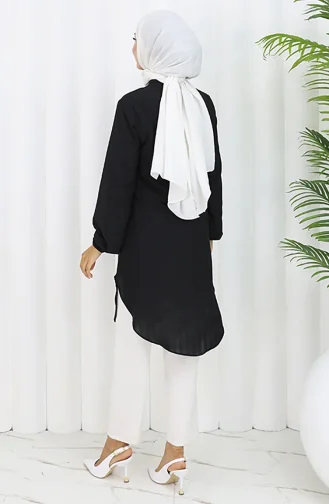 Tunique Boutonnée 3118-04 Noir 3118-04