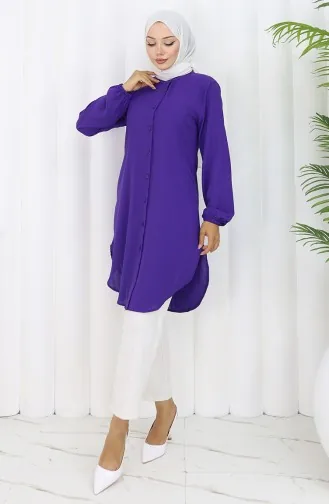 تونيك بأزرار 3118-07 أرجواني 3118-07