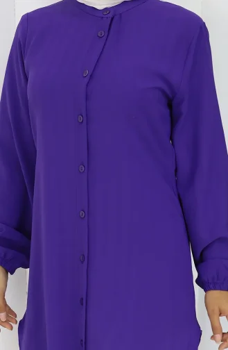 تونيك بأزرار 3118-07 أرجواني 3118-07