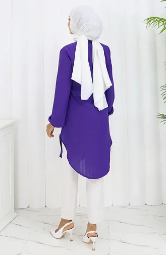 تونيك بأزرار 3118-07 أرجواني 3118-07