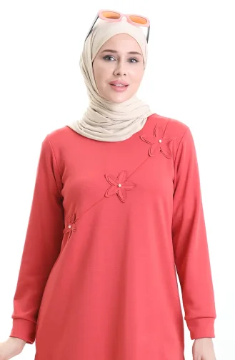 Costume Deux Pièces En Perles Découpées Au Laser 20056-01 Rose Poudré 20056-01