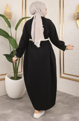 فستان رياضي موديل بالون 0264-05 أسود 0264-05