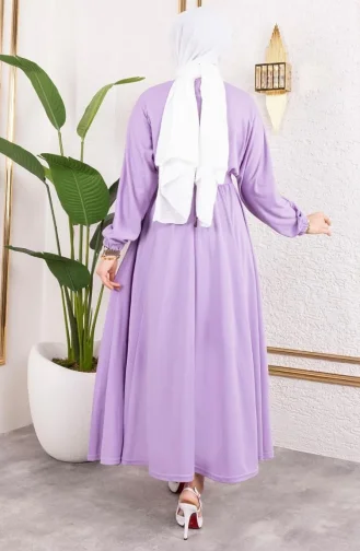 Pleated Waist Dress 2051-01 Lilac 2051-01