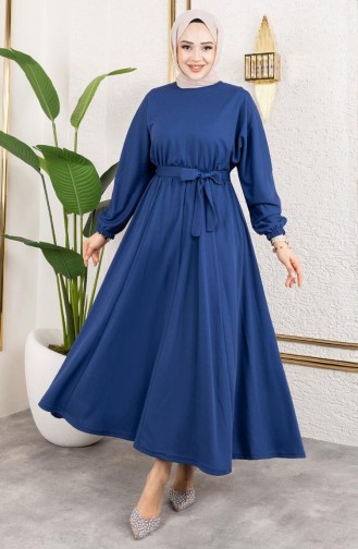 Indigo Hijab Kleider 2051-03