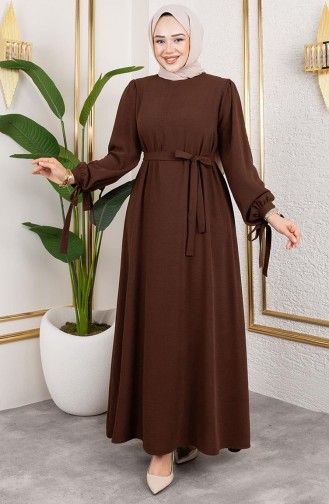 فستان بُني 7121-03