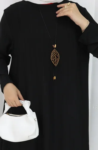 Lässige Tunika Aus Kreppstoff 1011-01 Schwarz 1011-01