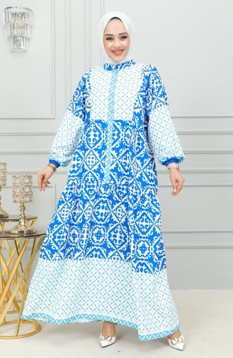 Robe Hijab Bleu 0302-02