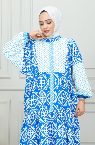Robe Hijab Bleu 0302-02
