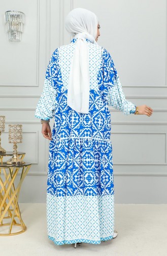 Robe Hijab Bleu 0302-02