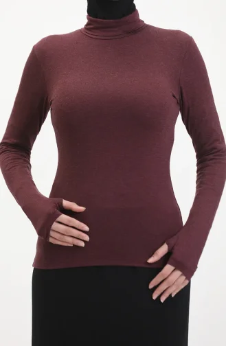 Balıkçı Yaka Body 5030-02 Bordo