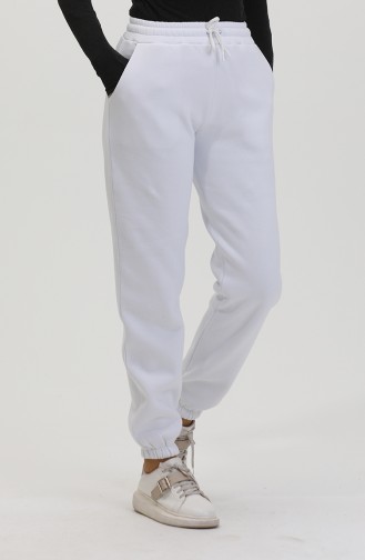 Pantalon Sport Blanc 5033-07