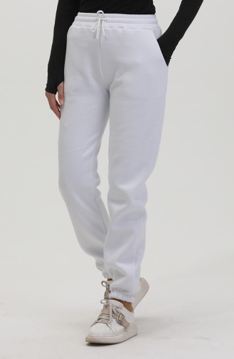 Pantalon Sport Blanc 5033-07