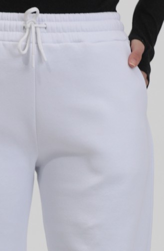 Pantalon Sport Blanc 5033-07