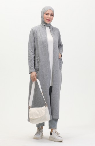 Gray Abaya 5023-02