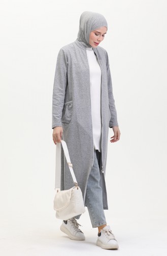 Gray Abaya 5023-02