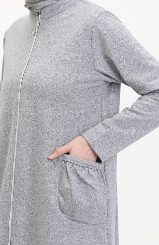 Gray Abaya 5023-02