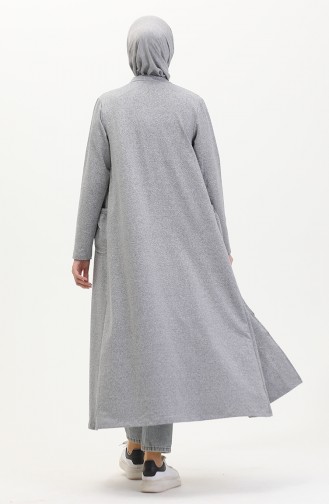 Gray Abaya 5023-02