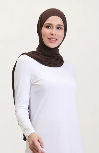 تونيك طويل من الفيسكوز 5026-06 أبيض 5026-06