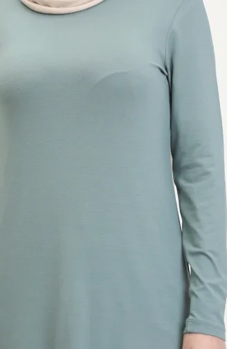 Viscose Lange Tuniek 5026-11 Amandelgroen 5026-11