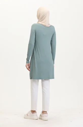 Viscose Lange Tuniek 5026-11 Amandelgroen 5026-11